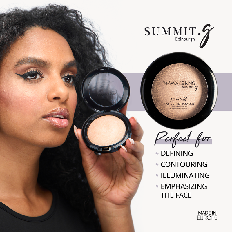 Illuminate Your Beauty with the Pearl-Lit Highlighter Powder for a Radiant Glow