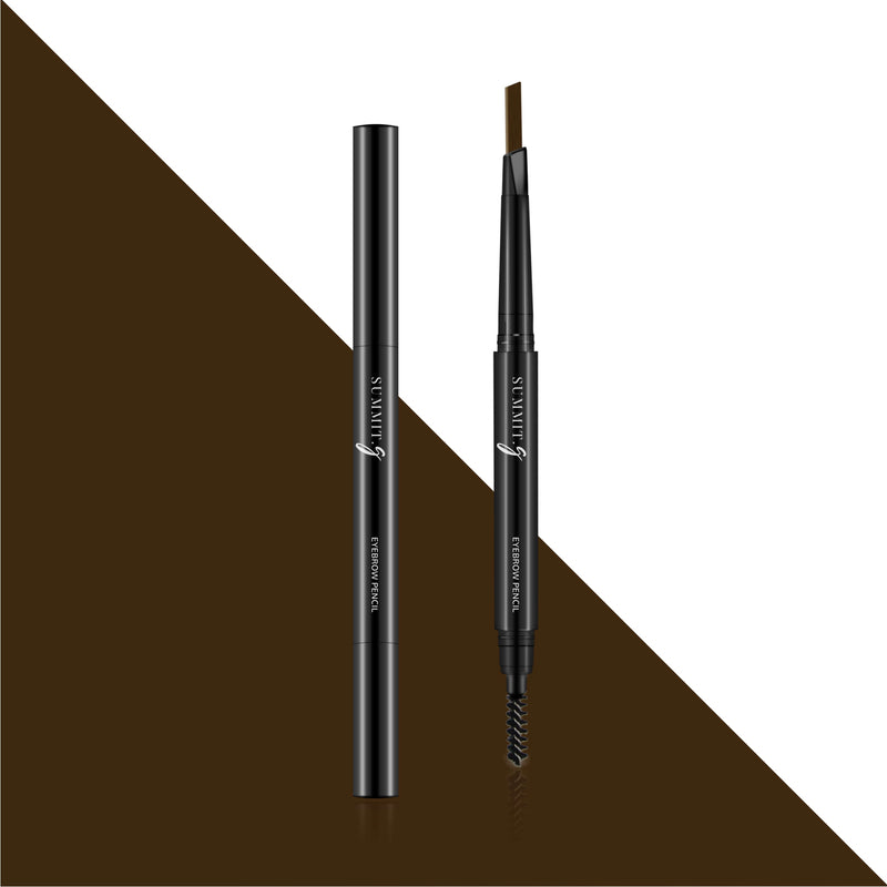 Coffee Brown Eyebrow Pencil Makeup | 2-in-1 Brow Definer & Brow Pencil | Eyes | Summit-Gate